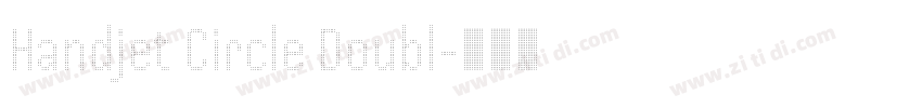 Handjet Circle Doubl字体转换
